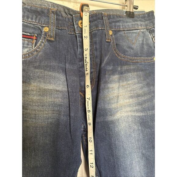 TOMMY HILFIGER Men’s RONNIE Jeans - W29xL33 - Blue Denim - Tapered Leg Mid-Rise - Picture 10 of 16